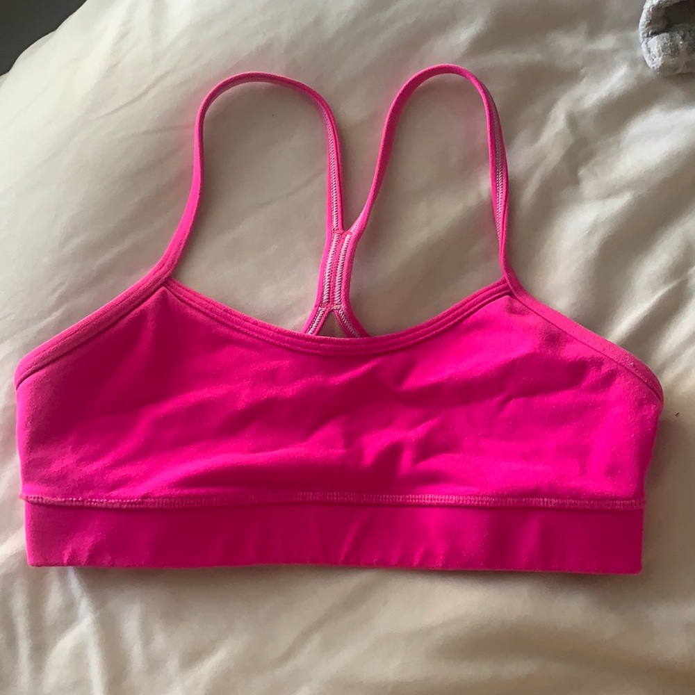 *Lululemon* Sonic Pink sports bra size 4